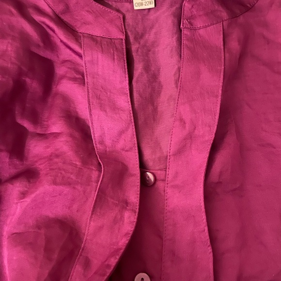 GUC Coldwater Creek sleeveless shell, purple, 2X - Picture 3 of 3